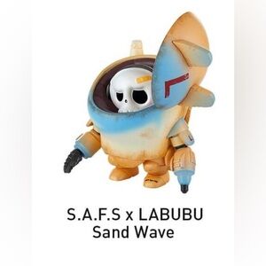 NEW Pop Mart The Monster Kow Yokohama Ma.K. S.A.F.S x LABUBU Sand Wave Figurine